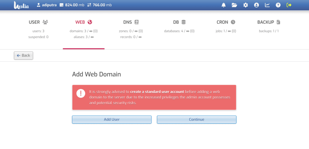 Create a Standard User Account